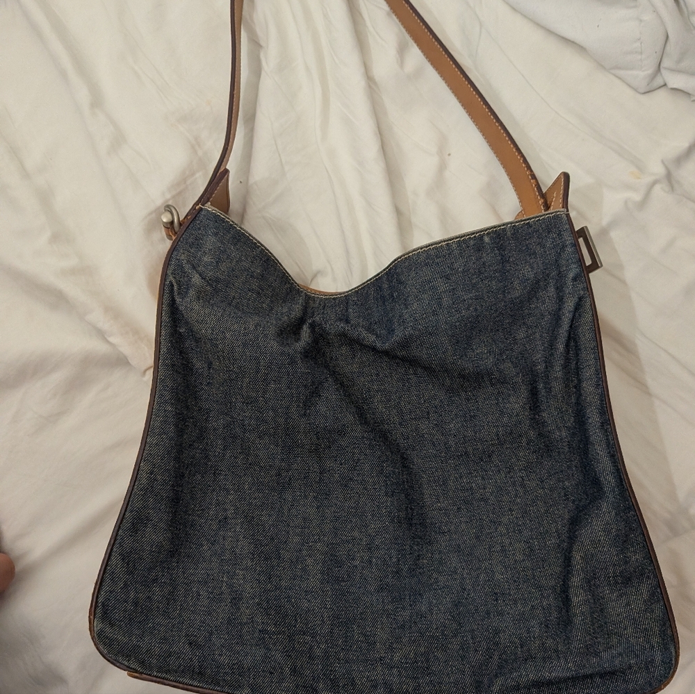 Dolce & Gabbana Leather Accent Womens Crossbody Bag